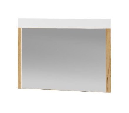 Зеркало Адель, дуб крафт золотой + белый 