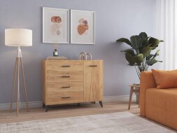 Комод-тумба Svetlana Loft, дуб золотой