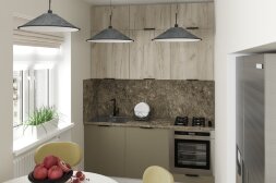 Кухонный гарнитур Альба макси 2, 180 см