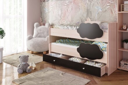 Кровать выкатная Соник, венге 