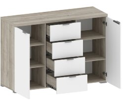Комод 4 ящика и 2 двери КМ-3004 Анима   
