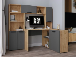 Тумба Квартет-13, Дуб крафт золотой/Графит