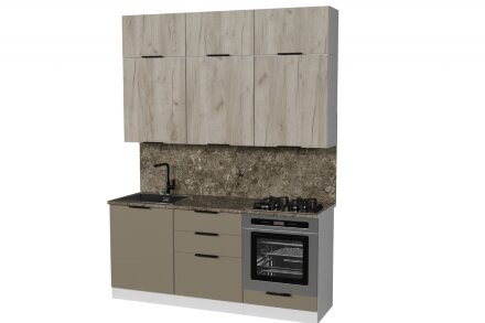 Кухонный гарнитур Альба макси, 180 см 