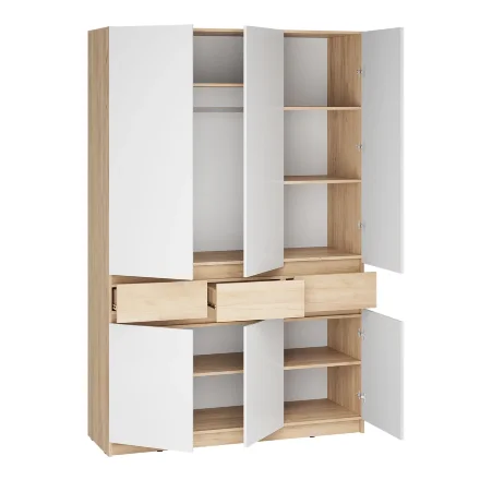 Шкаф 3-х створчатый Стоуби ШК-1500, Белый 