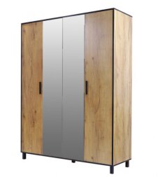 Шкаф 4х дверный Лофт 