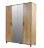 Шкаф 4х дверный Лофт  
