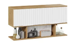 Шкаф настенный с полкой 1100 Хилтон, Дуб Крафт