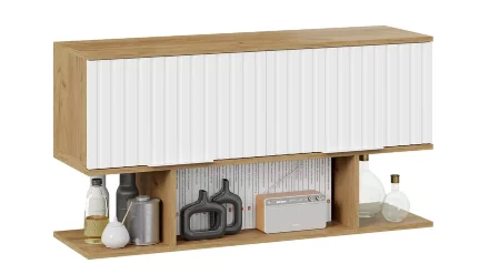 Шкаф настенный с полкой 1100 Хилтон, Дуб Крафт 