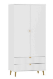 Шкаф двустворчатый с ящикоми НМ 040.25 Дакота