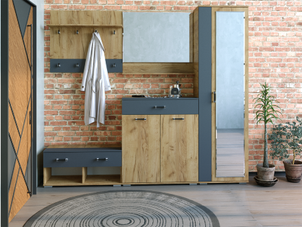 Шкаф с зеркалом Бостон 