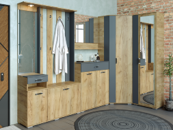 Шкаф с зеркалом Бостон