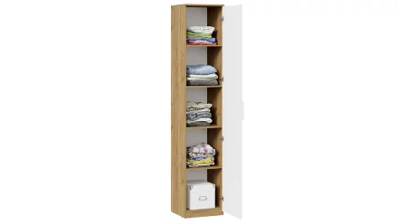 Шкаф-пенал для белья Хилтон Исп. 2, Дуб Крафт   