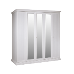 Шкаф 5 дверей (с зеркалами) АМШ1/5 Амели