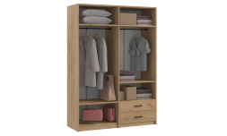 Шкаф четырехдверный Svetlana Loft, дуб золотой