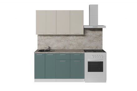 Кухонный гарнитур Глория медиум, 140 см 