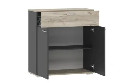 Прихожая модульная Санти, крафт серый