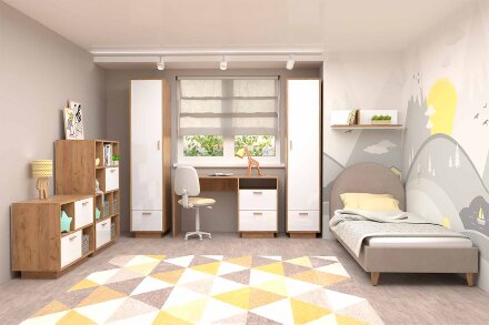 Полка навесная Пл-2 ЭГО, Дуб Крафт 