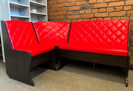 Кухонный уголок Барон (эко-кожа), венге + беж 