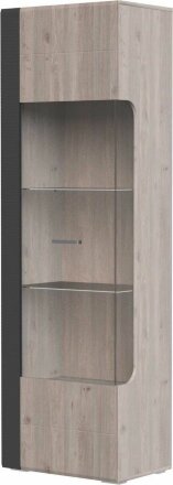 Шкаф-витрина (1 дверь) Бриз 