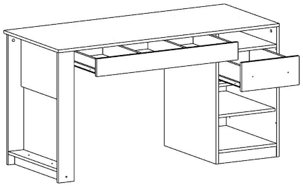 Стол письменный Нильс 1 