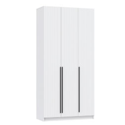 Шкаф 3-х створчатый 67.08 Брандо, МДФ белый (h 248 см) 