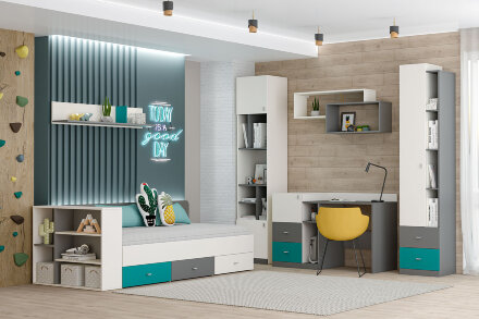 Шкаф угловой 2 двери ШКУ Клео 