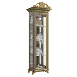 Шкаф-витрина Версаль 1 дверь, Орех