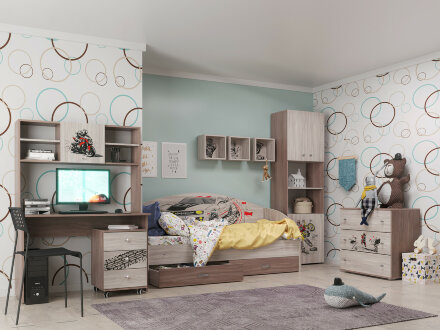 Модульная детская Форсаж 