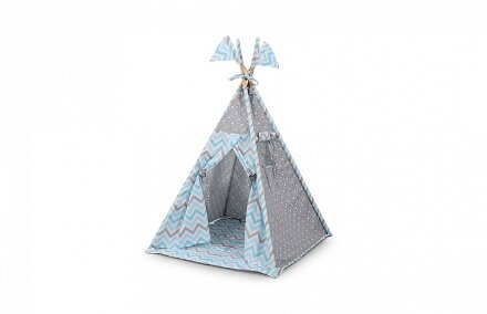 Детский вигвам игровой, зигзаг небесный 