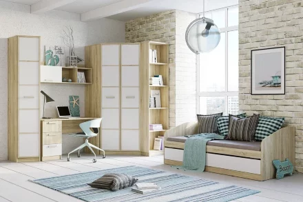 Шкаф для белья Фанк НМ 013.01-02 М1  