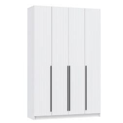 Шкаф 4-х створчатый 67.09 Брандо, МДФ белый (h 248 см) 