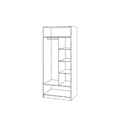 Шкаф 2-х створчатый Диана  