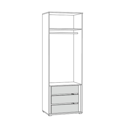 Шкаф 2-х дверный для одежды Остин 13.336.02 