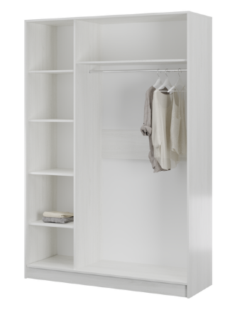 Шкаф 3-х створчатый Мадлен (ясень анкор светлый - дуб бомонд какао) 