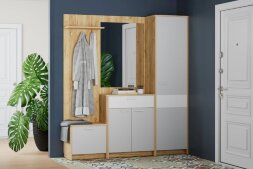 Тумба для обуви Нортон НМ 013.23, крафт золотой