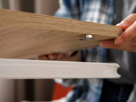 Стол журнальный 12.122 Марвэл, белый 