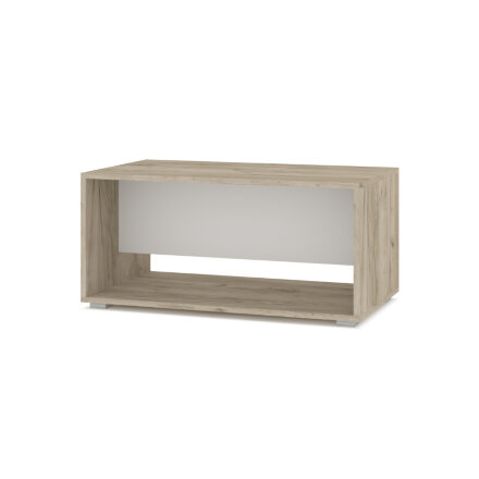 Стол журнальный Флорида, Белый, Серый дуб 