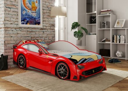 Кровать-машина (белая) 