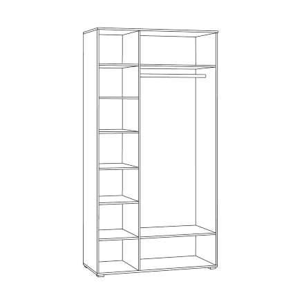 Шкаф 3-х дверный для одежды Остин 13.336.03 