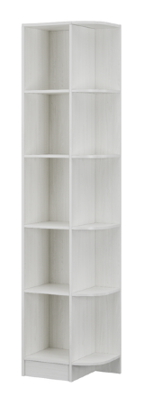 Шкаф торцевой Мадлен (ясень анкор светлый - дуб бомонд какао) 