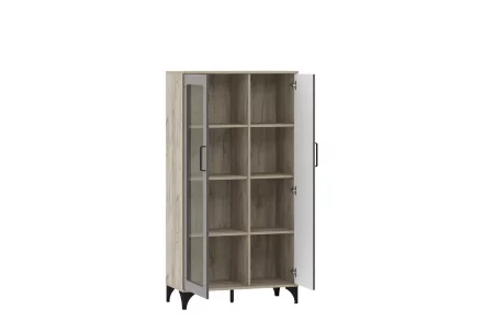 Шкаф комбинированный Марсель НМ 013.52, софт графит 