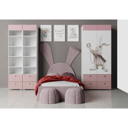 Шкаф комбинированный (с ящиками и карнизом) Алиса ПМ-332.21 исп.2 