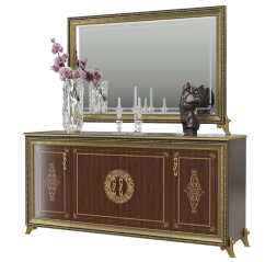 Комод 4-х дверный Версаль, Орех