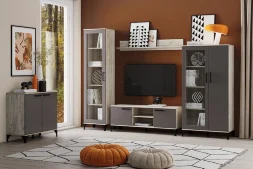 Полка Марсель НМ 013.72, крафт серый