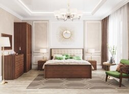 Кровать Ричард РКР-2, орех донской 