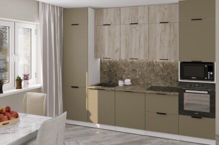 Кухонный гарнитур Альба экстра, 300 см 