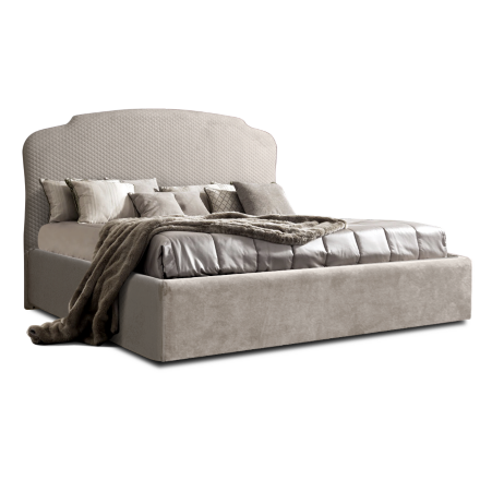 Кровать Rimini Светло-серый 