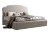 Кровать Rimini Светло-серый 