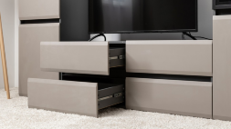 Тумба ТВ Сидней, Капучино/Антрацит