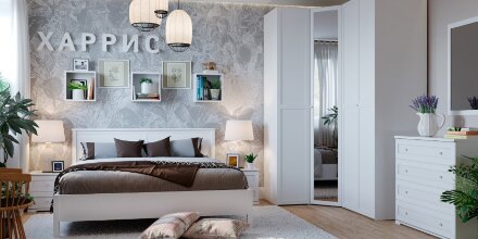 Шкаф для одежды и белья Харрис 60 